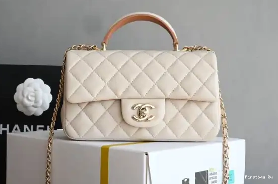 Firstbag Ru HANDLE-20*12*6cm BAG CHANEL FLAP WITH TOP 0630